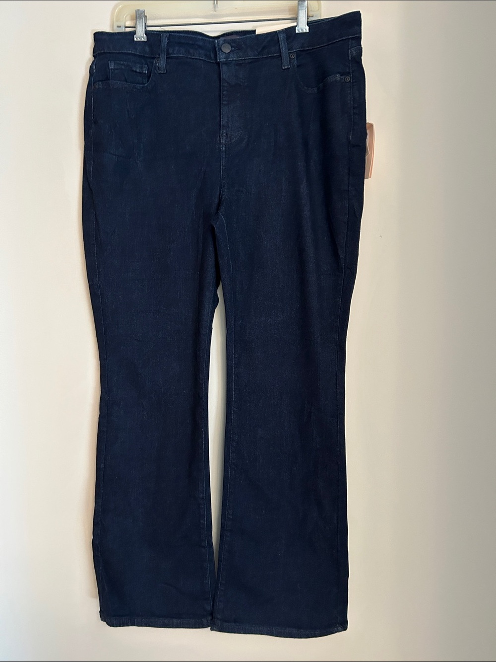 NYDJ Dark Navy Bootcut Jeans size 16P with stretch NWT